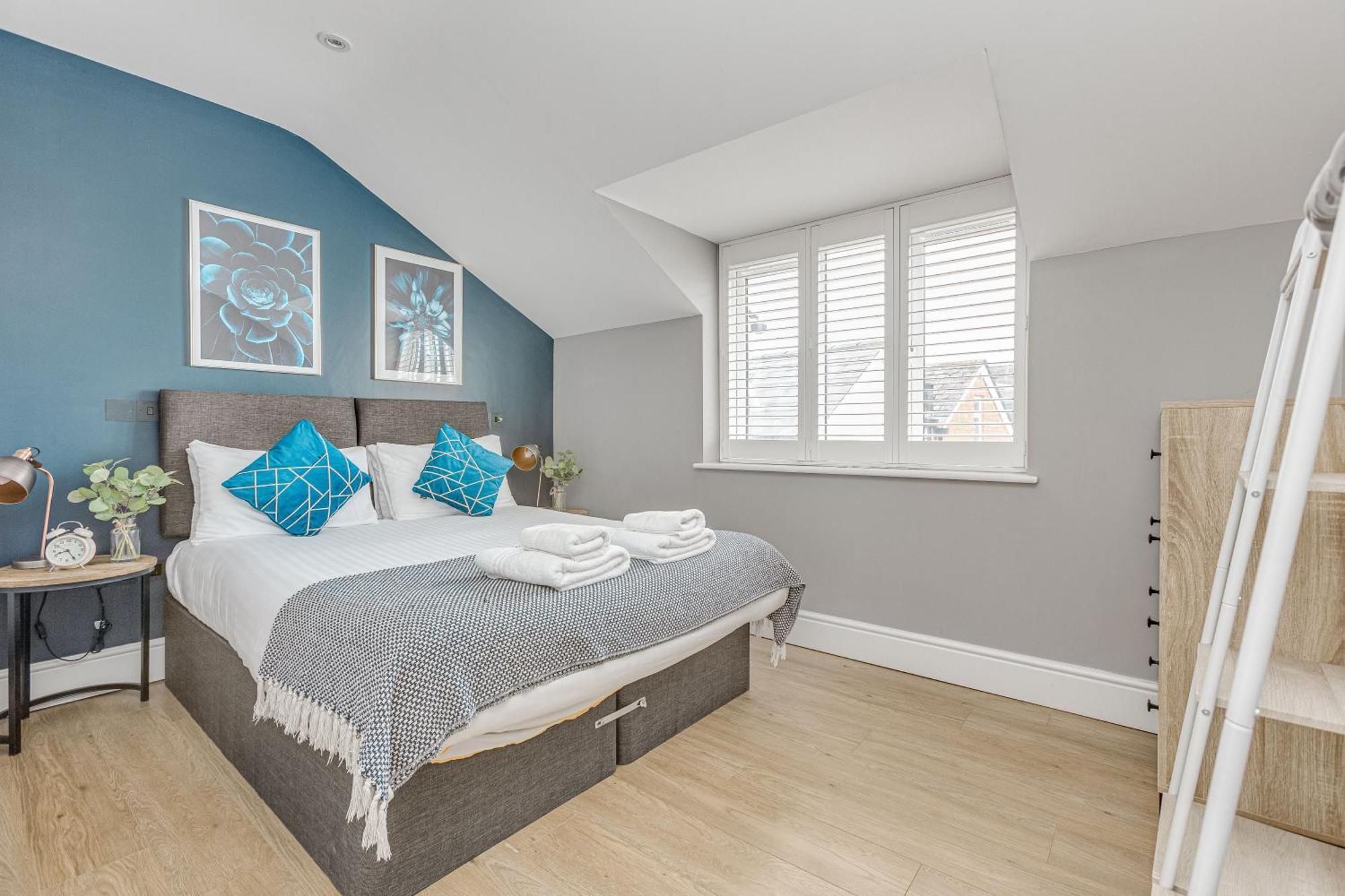 Stylish 1 Bed Apt , Central , Pkg, Perfect For Long Stays 埃格姆 外观 照片